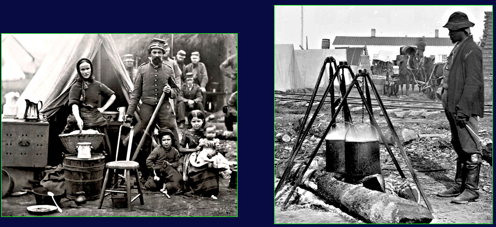 Families in Camp, 1862